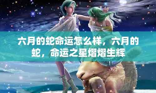 六月的蛇,命运之星熠熠生辉的奥秘解析