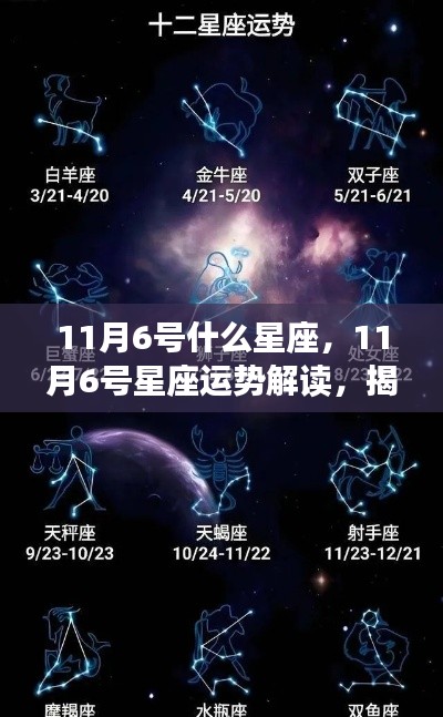 揭秘11月6号星座性格与运势走向,洞悉未来发展趋势