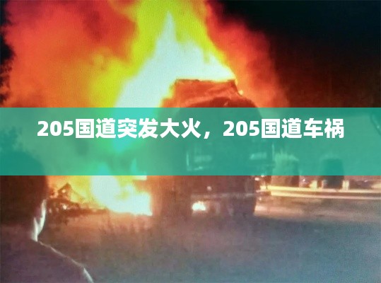 205国道突发大火,205国道车祸